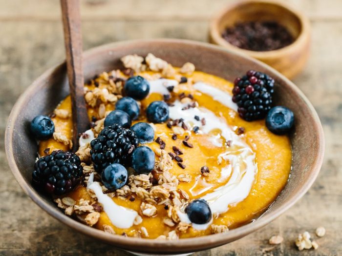 Süßkartoffel Breakfast Bowl