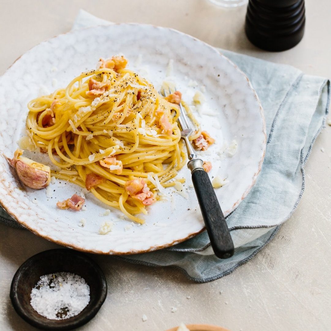 Klassische Carbonara Janina and Food