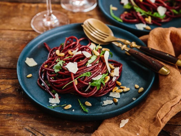 Rotwein Spaghetti
