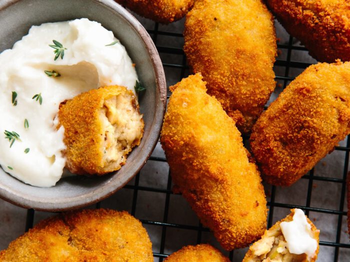 Spanische Pilz-Kroketten