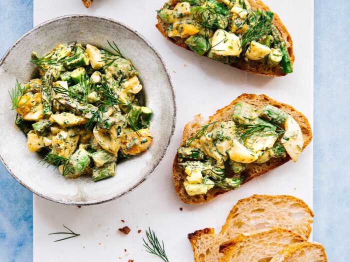 Spargel Avocado Eier Salat