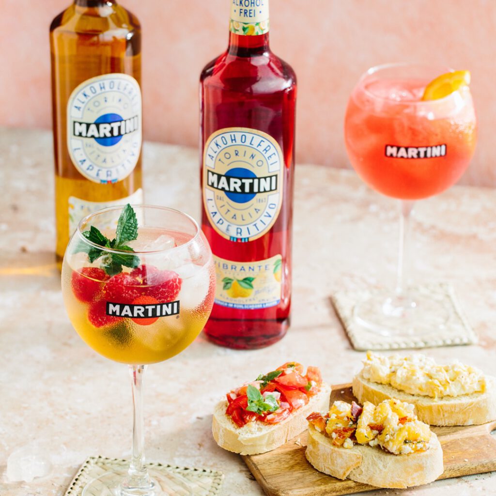 Dreierlei Bruschetta& Alkoholfreie Martini Drinks - Janina and Food